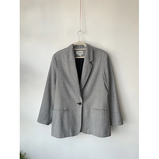 Blazer pata de gallo. Talla: 12 (M/L) 