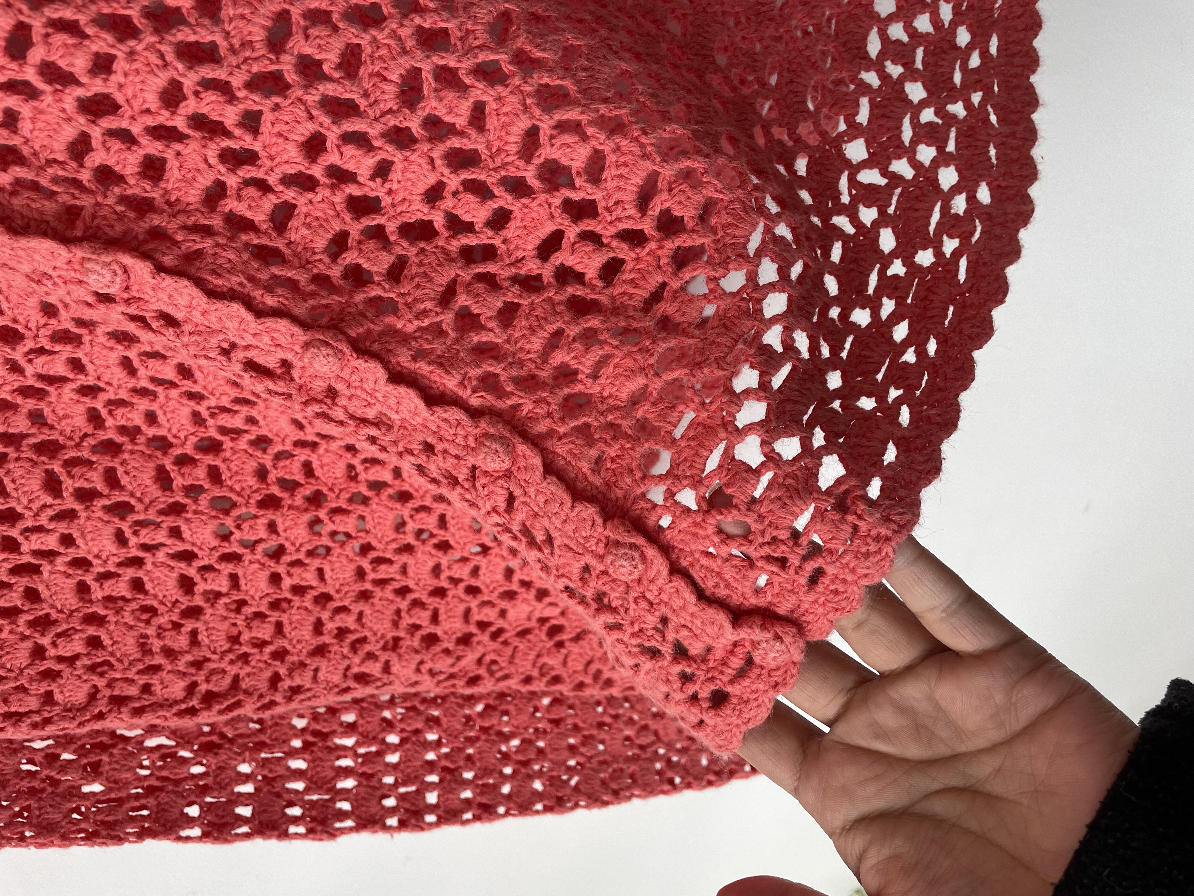 Cardigan crochet. Talla: XL chico (L) 3