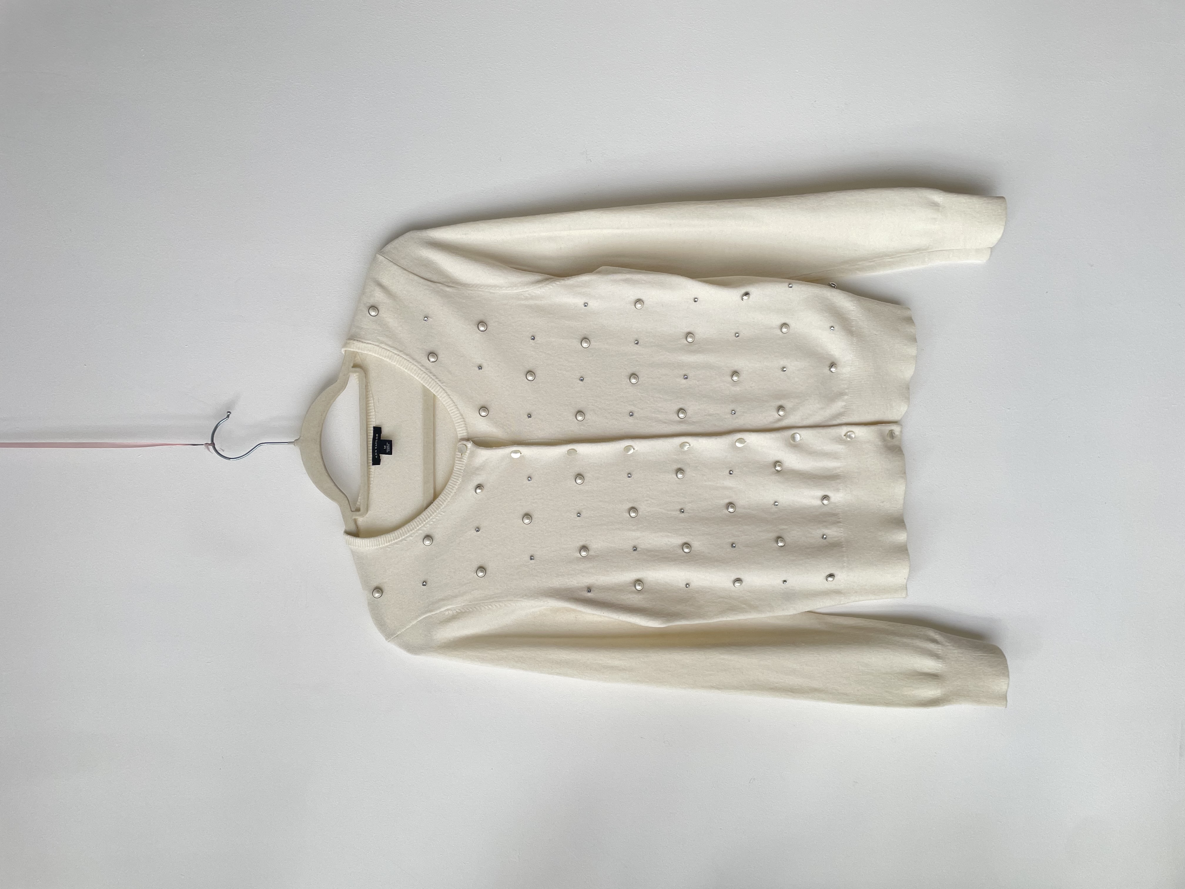 Cardigan perlas. Talla: M 1