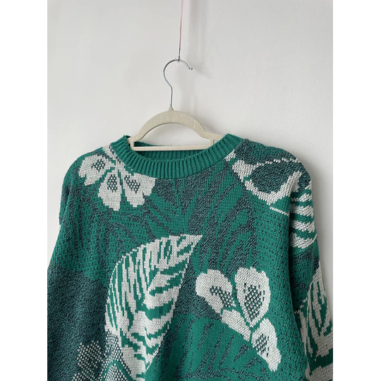 Sweater vintage plantae. Talla: M/L