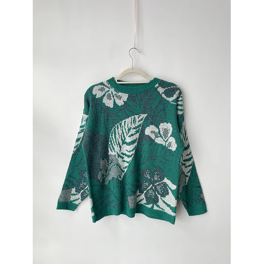 Sweater vintage plantae. Talla: M/L