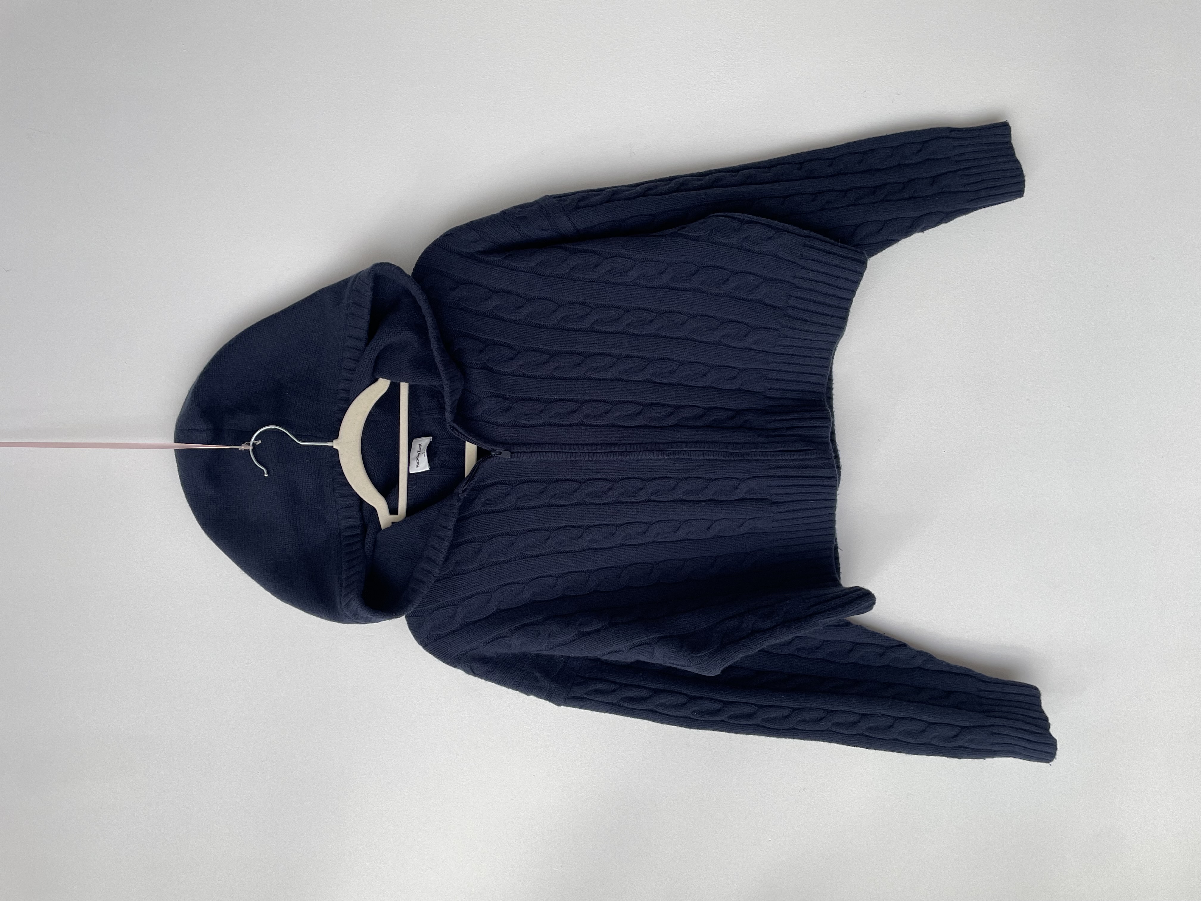 Sweater trenzado lana. Talla: S oversized 1