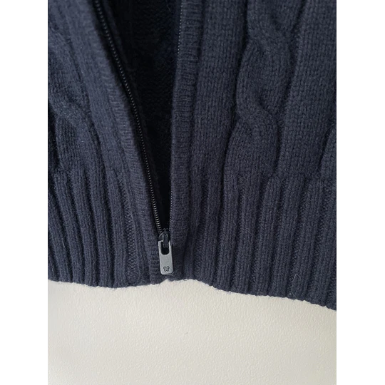 Sweater trenzado lana. Talla: S oversized