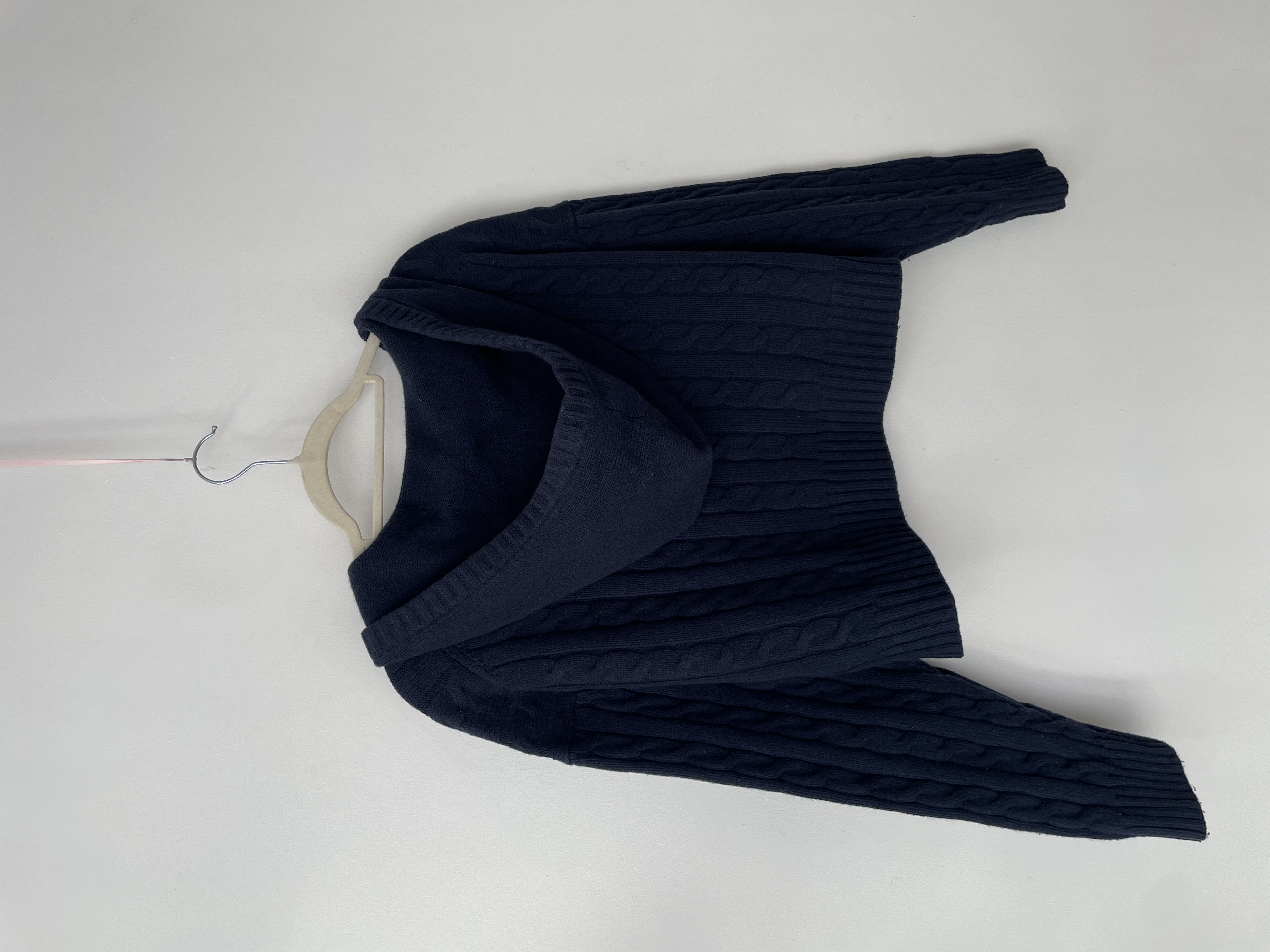 Sweater trenzado lana. Talla: S oversized 3