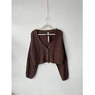 Cárdigan café. Talla: S grande (m) 1