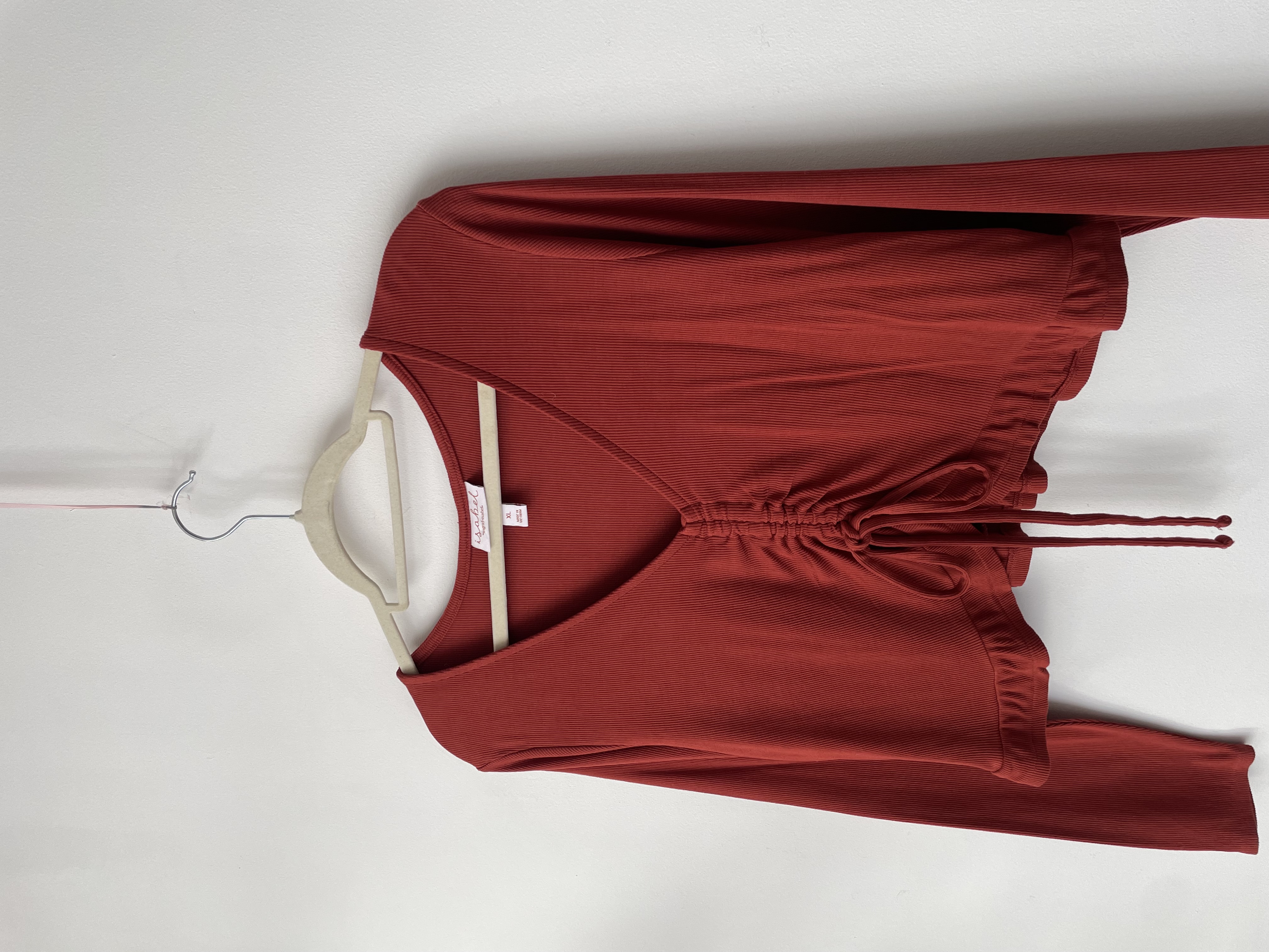 Polera terracota. Talla: XL 2