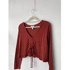 Polera terracota. Talla: XL 2