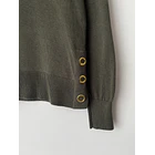 Sweater oliva. Talla: M 2