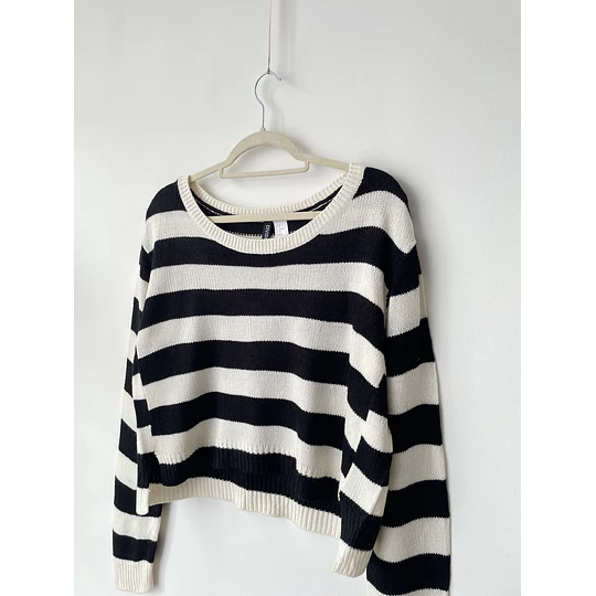 Sweater rayas. Talla: M