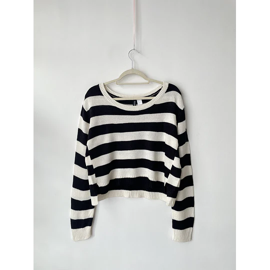 Sweater rayas. Talla: M