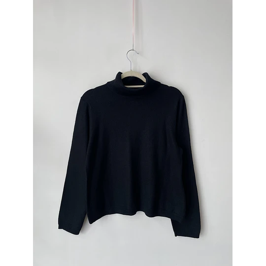 Sweater tortuga lana. Talla: XL chico (M/L) 