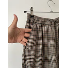 Pants wide tartán. Talla: S elasticado (m) 1