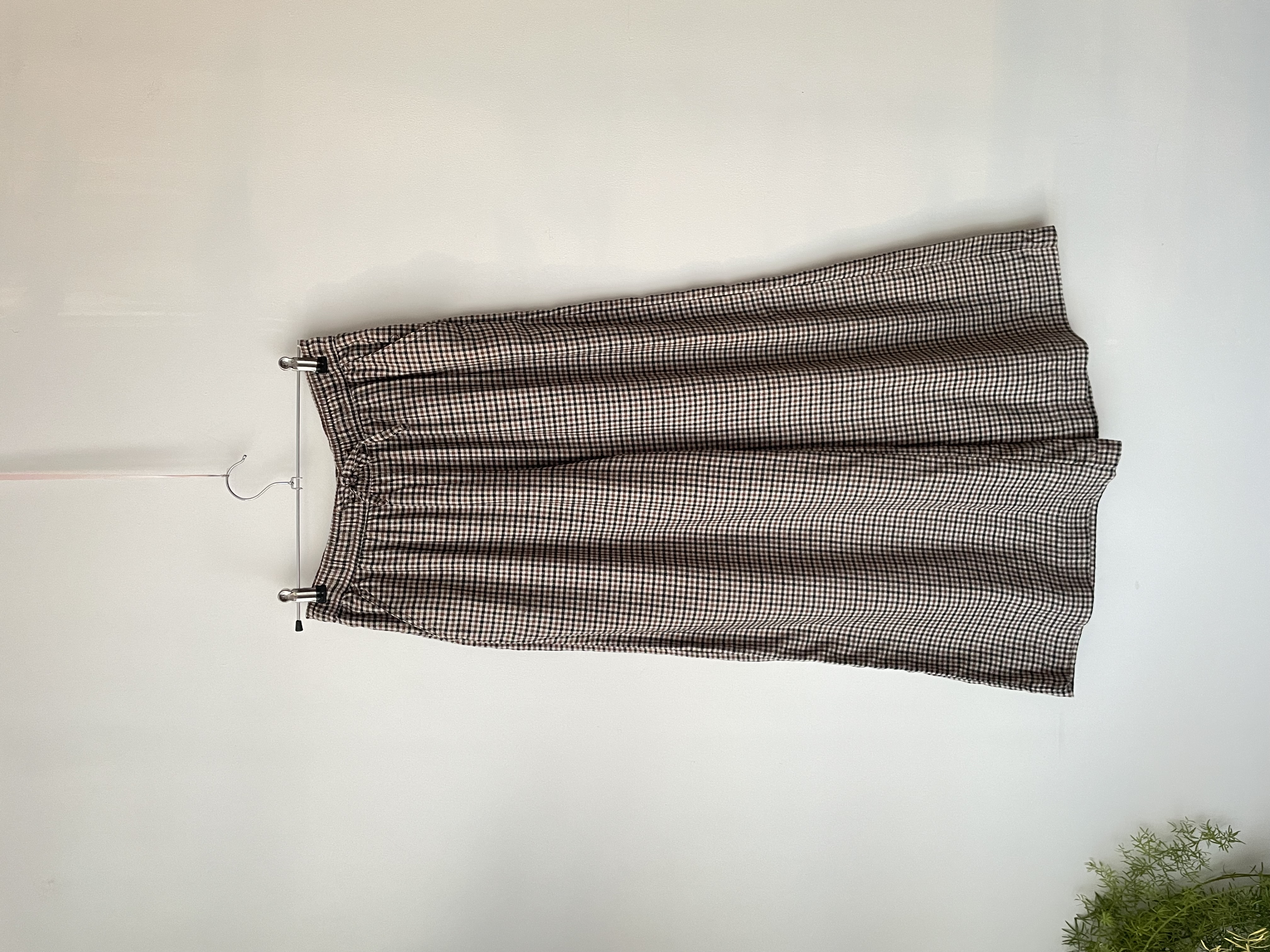 Pants wide tartán. Talla: S elasticado (m) 3