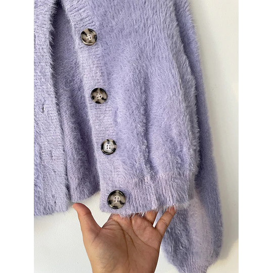 Cardigan felpudo. Talla: M