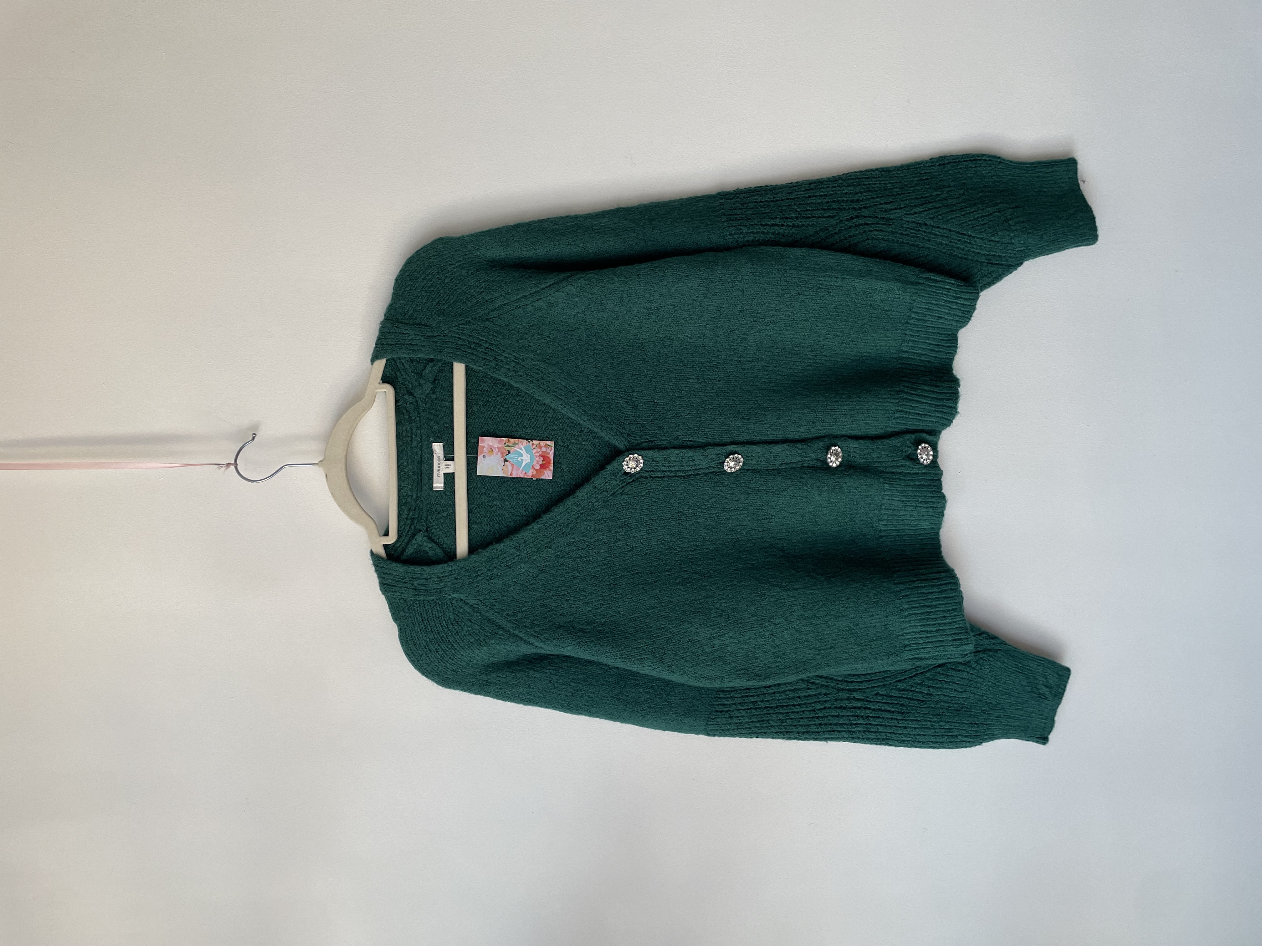 Cárdigan verde. Talla: S holgado 1