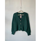 Cárdigan verde. Talla: S holgado 1
