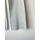 Pants ajedrez celeste. Talla: L 3