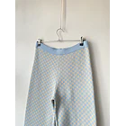 Pants ajedrez celeste. Talla: L 4