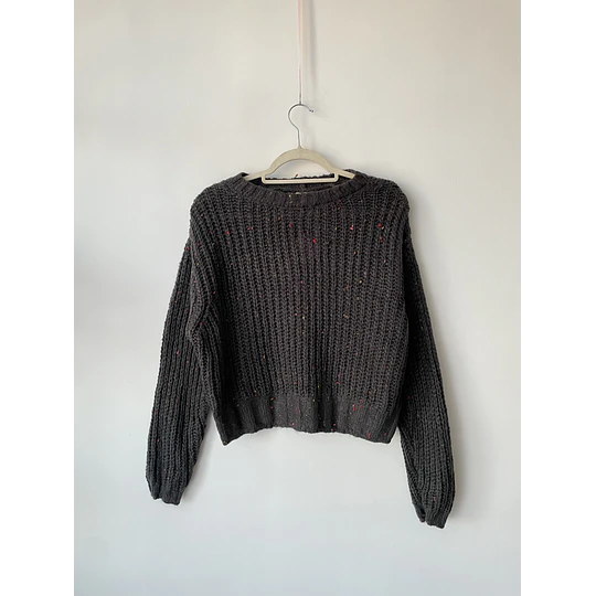 Sweater marengo pintas. Talla: S