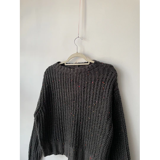 Sweater marengo pintas. Talla: S