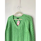 Sweater verde. Talla: S/M 2