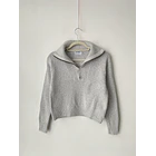 Sweater gris cierre. Talla: S 1