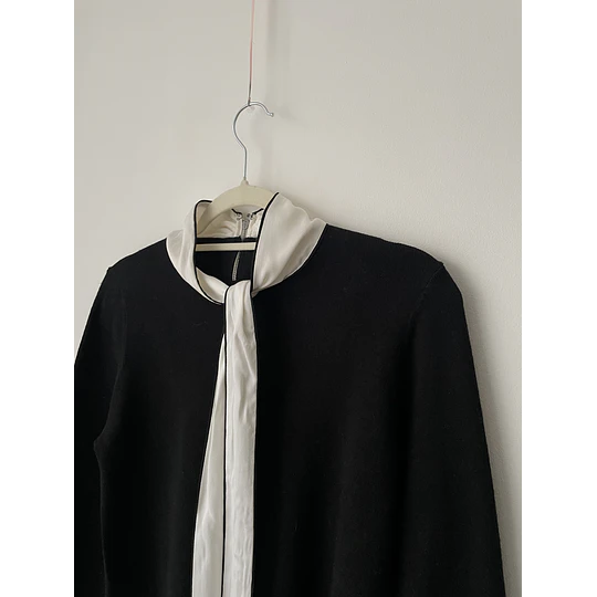 Sweater lazo lana y seda. Talla: M chico (S/M) 