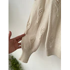 Sweater crema. Talla: S holgado (M) 3