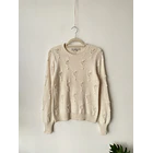 Sweater crema. Talla: S holgado (M) 1