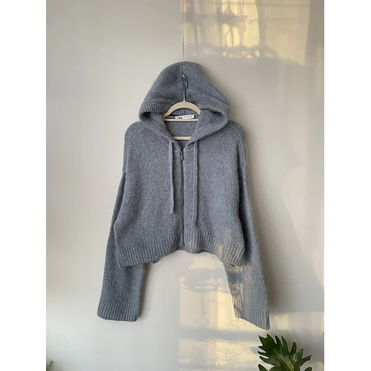 Sweater cierre. Talla: XS oversized (M)