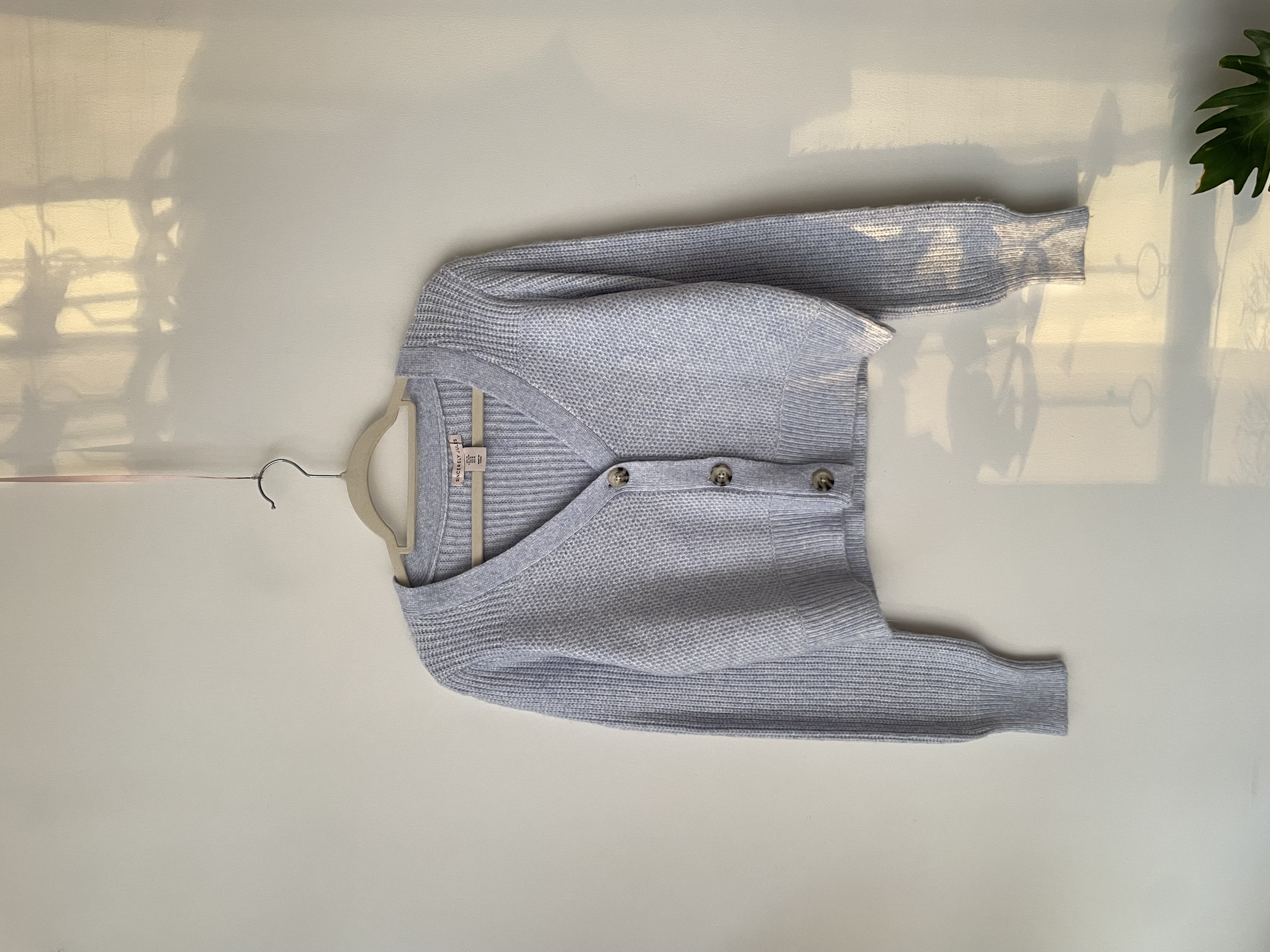 Cardigan celeste. Talla: S 1