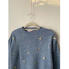 Sweater bordado. Talla: XS holgado 2