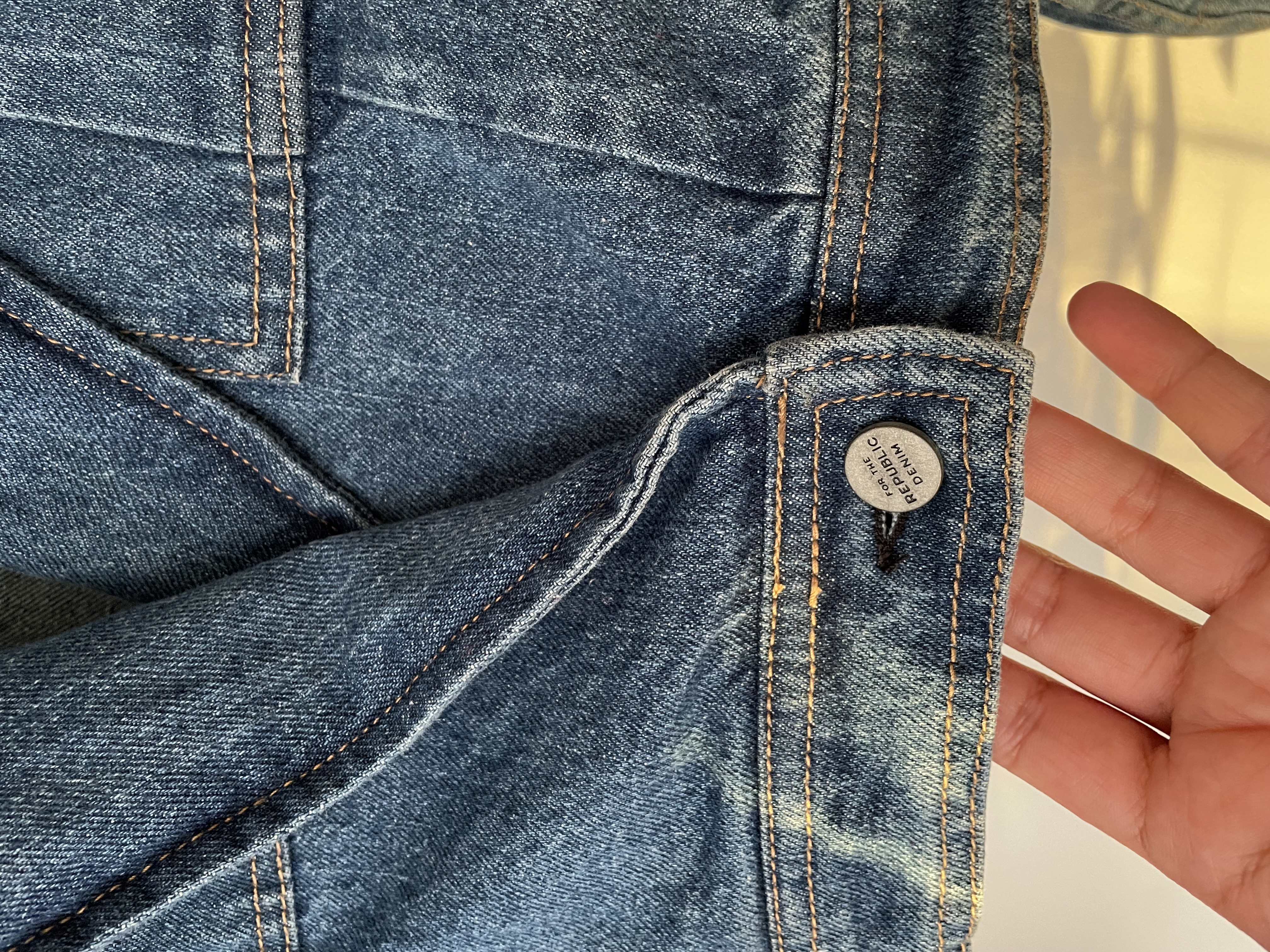  Chaqueta denim. Talla: L 5