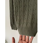 Cardigan oliva. Talla: L 3