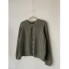 Cardigan oliva. Talla: L 2