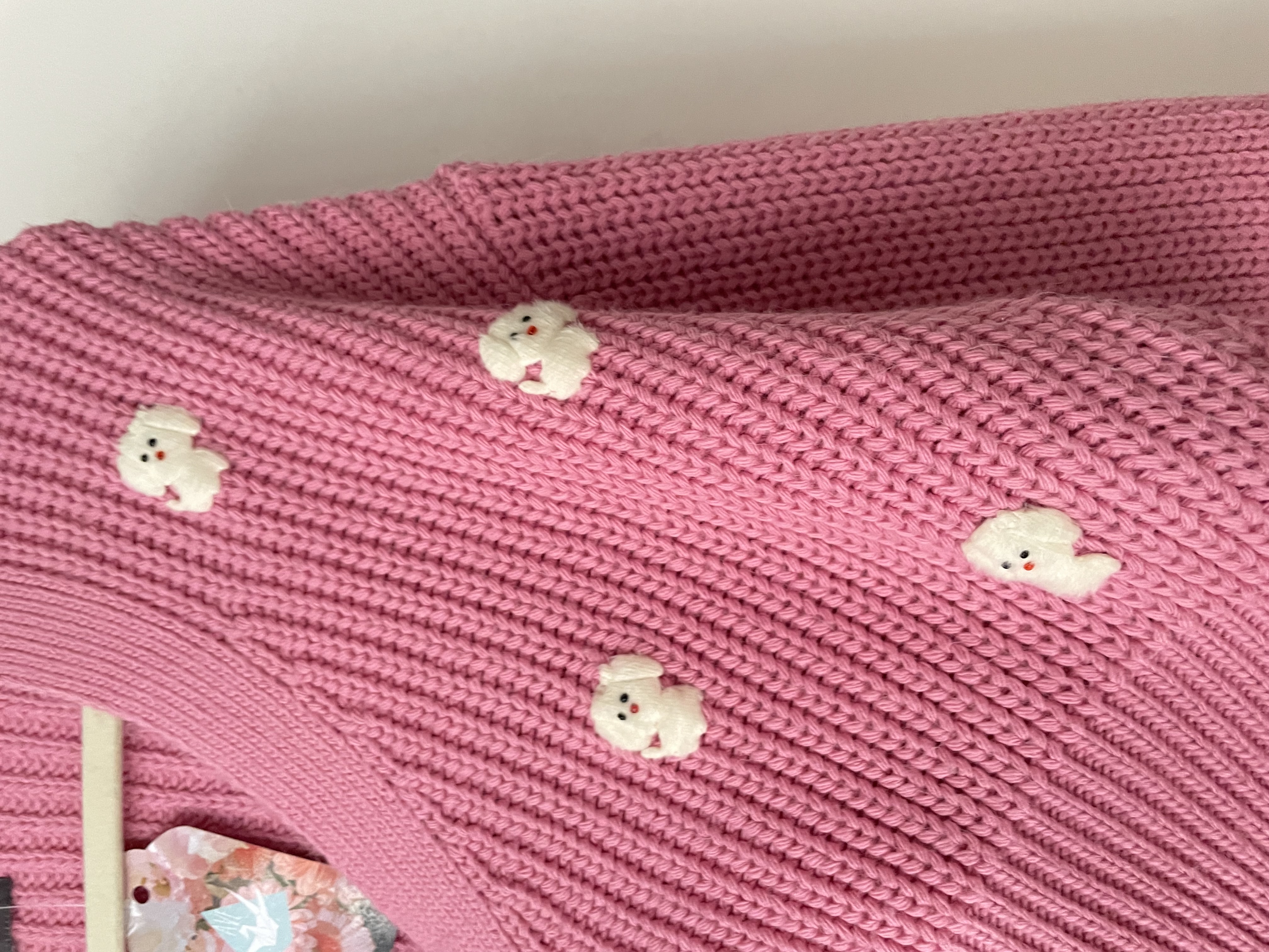 Cardigan perritos. Talla: S/M 2