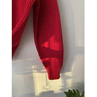 Cárdigan rojo. Talla: S oversized (M)  2