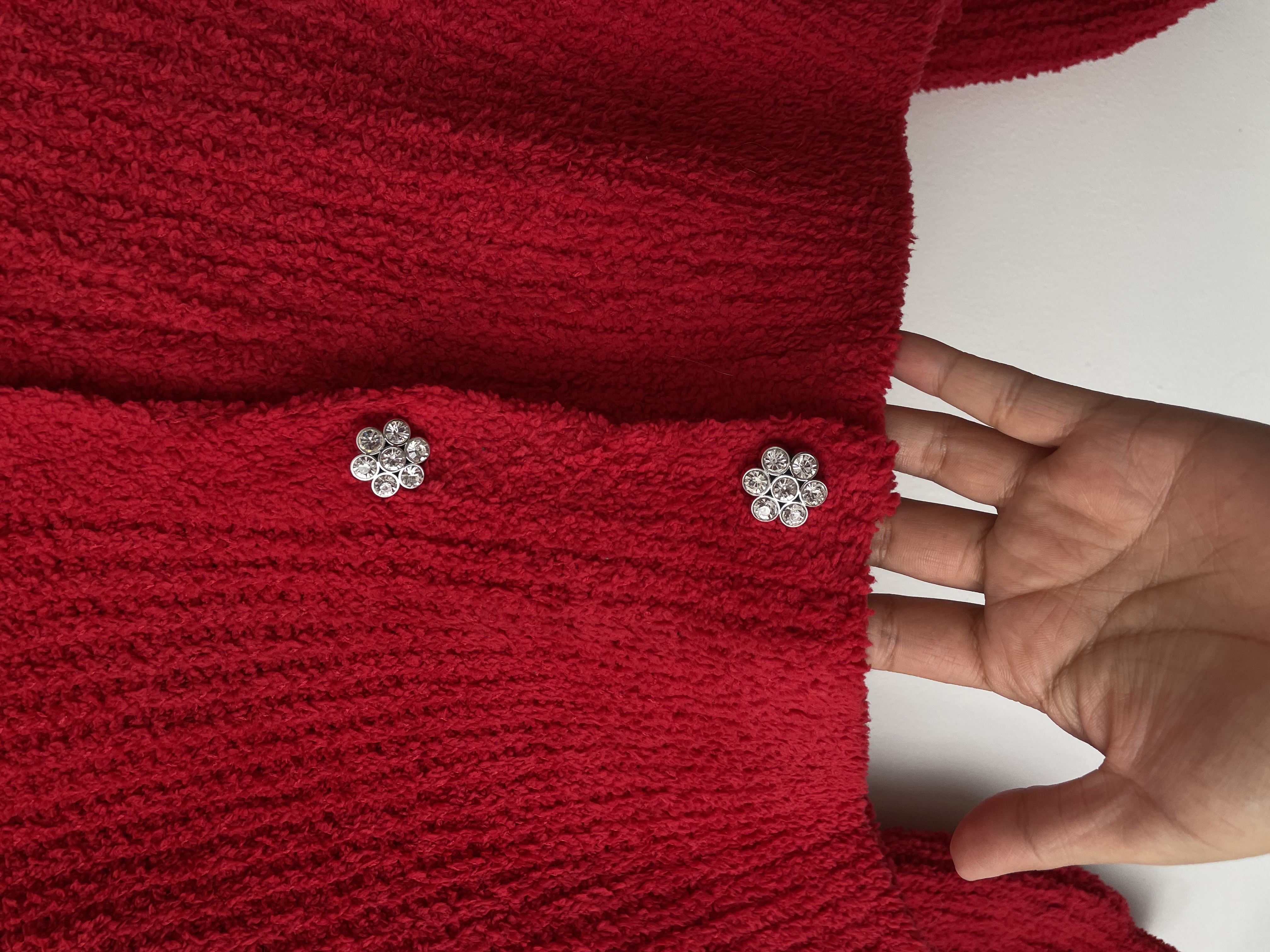 Cardigan rojo. Talla: M 3