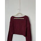 Sweater vino. Talla: M 2