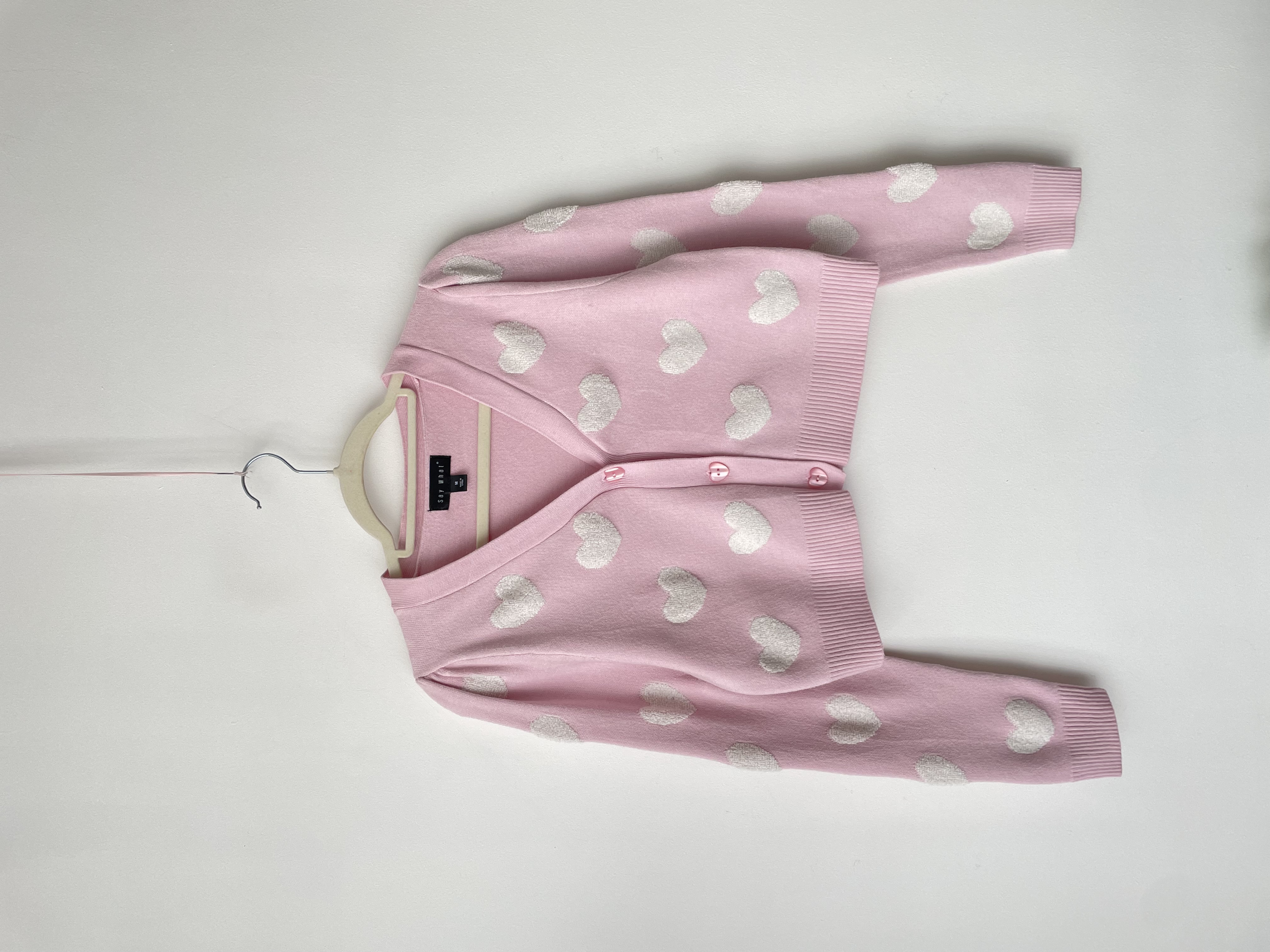 Cardigan corazón. Talla: M 1