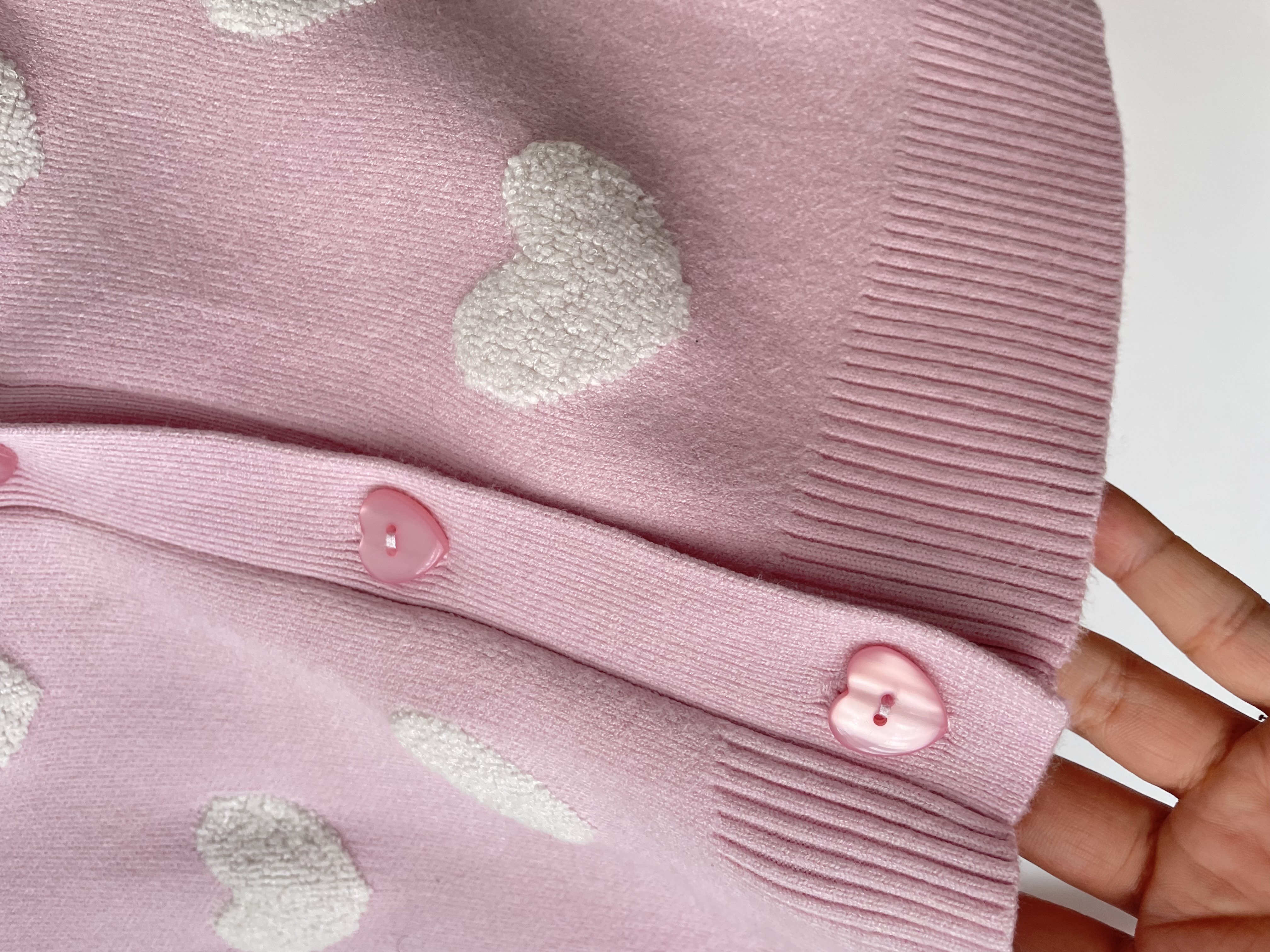 Cardigan corazón. Talla: M 2
