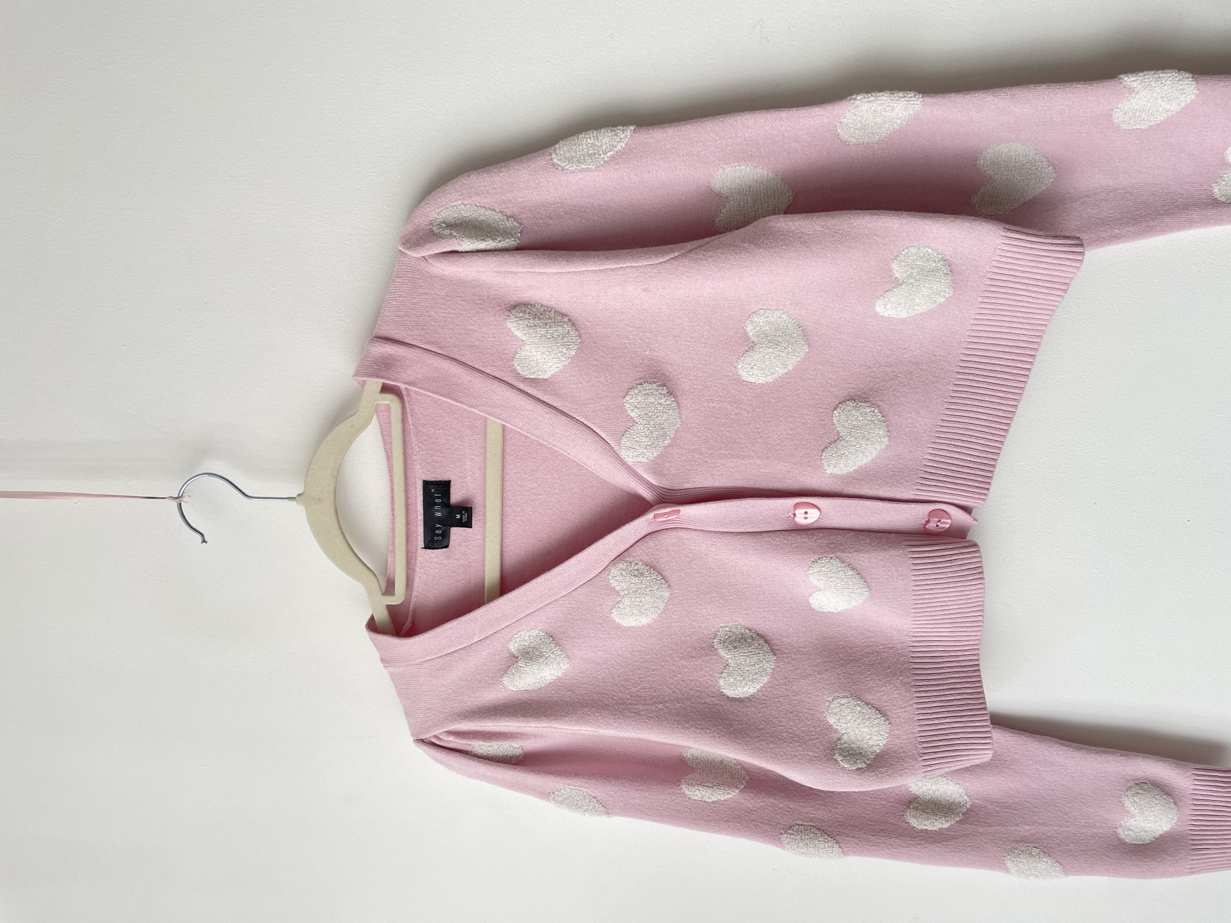 Cardigan corazón. Talla: M 3