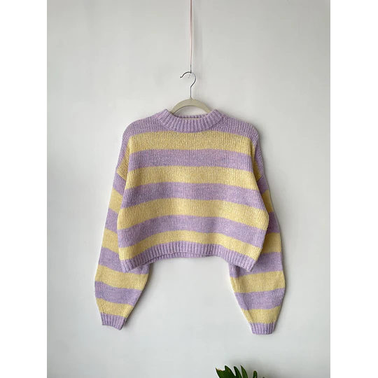 Sweater rayas. Talla: XS oversized (S/M)