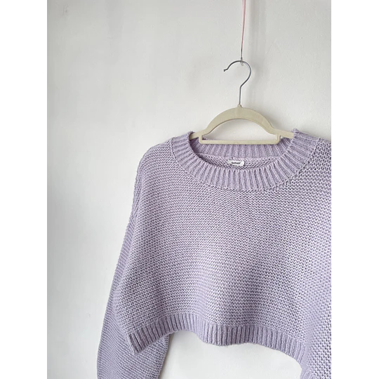 Sweater lila. Talla: S