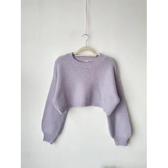 Sweater lila. Talla: S