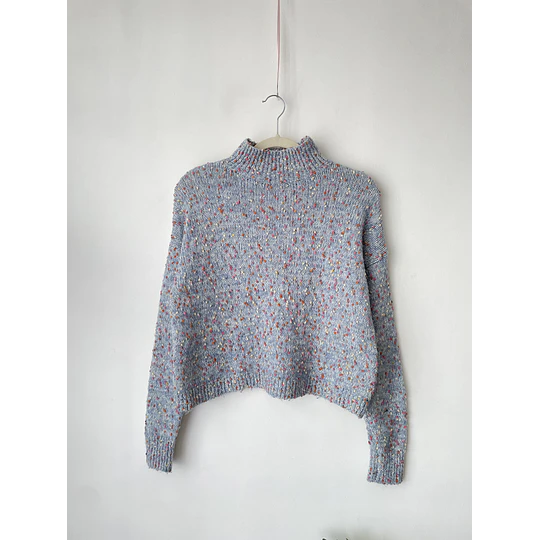 Sweater jaspeado. Talla: M