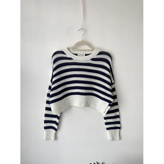Sweater lineas. Talla: M