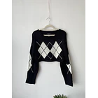 Cardigan rombos. Talla: L 1