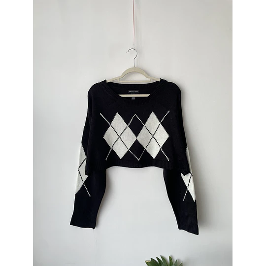 Cardigan rombos. Talla: L