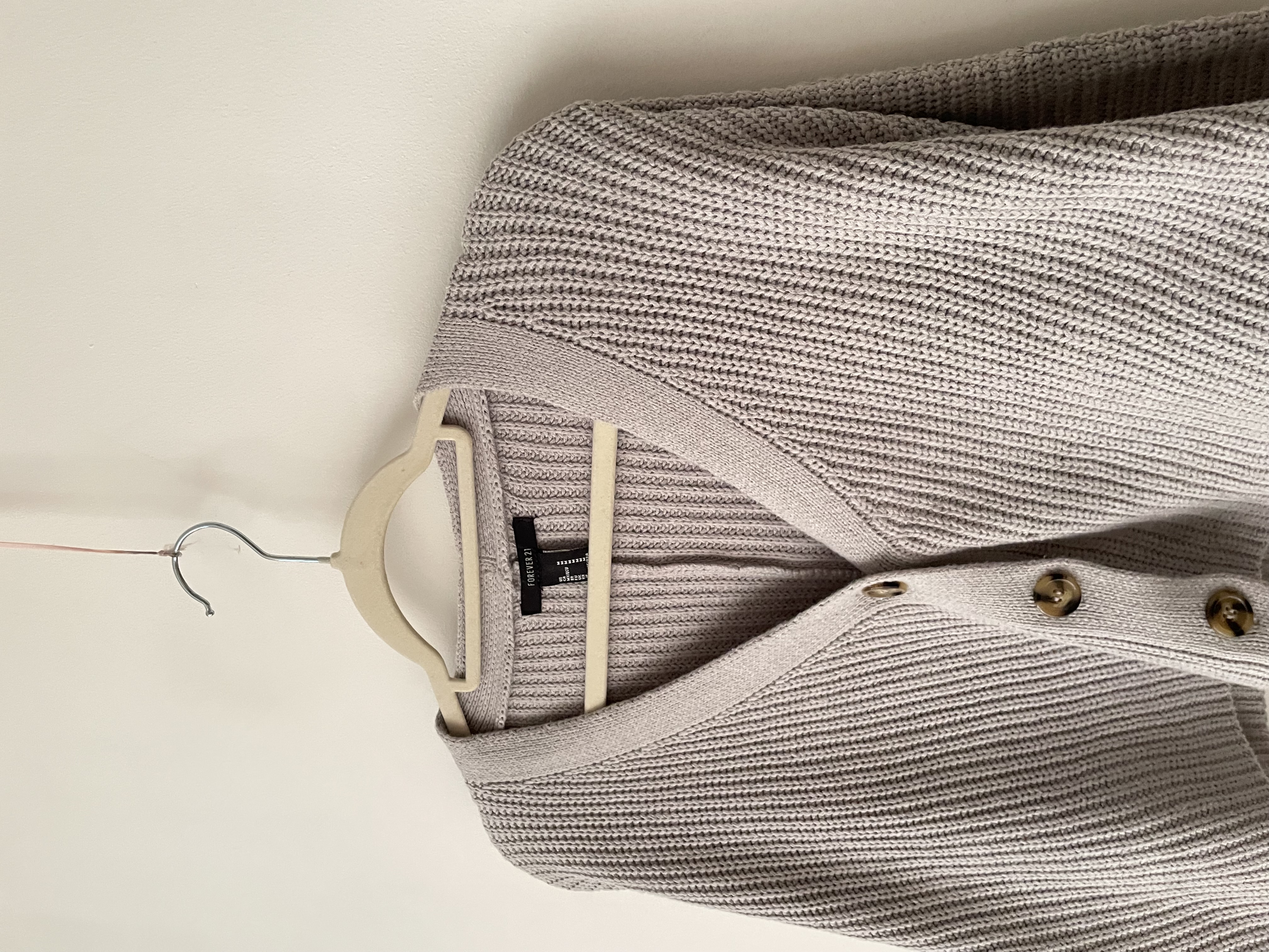 Cardigan gris. Talla: M 2